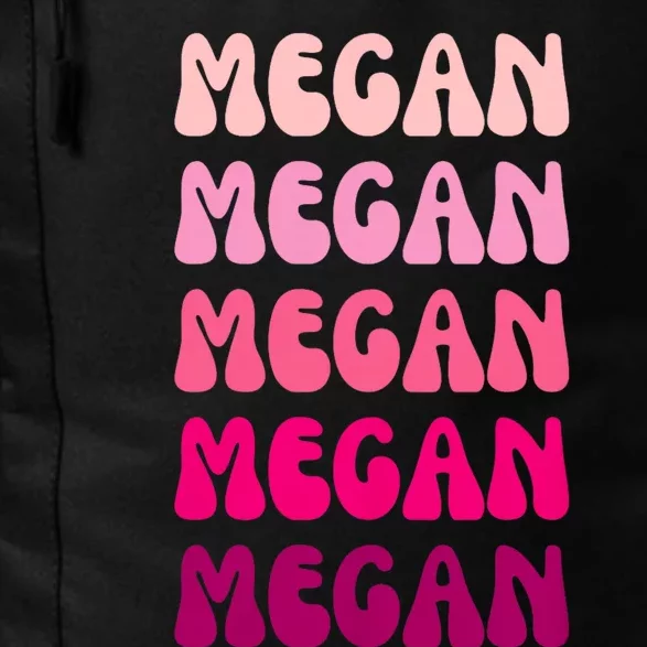 Megan Personal Name Custom Customized Personalized Daily Commute Backpack