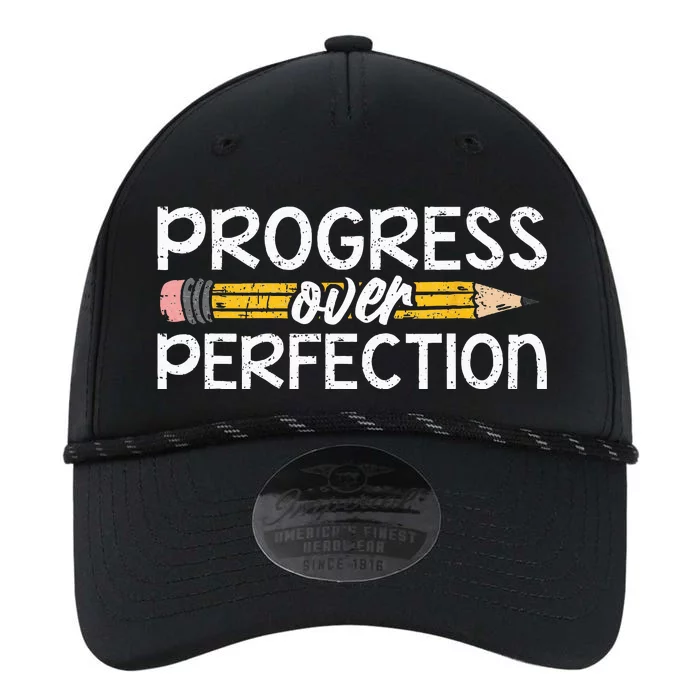 Motivational Progress Over Perfection Back To School Teacher Performance The Dyno Cap