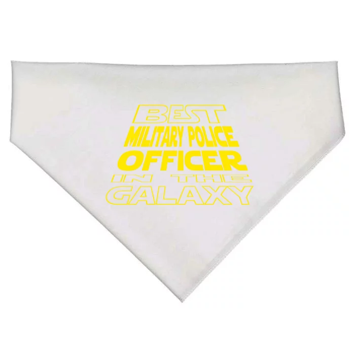 Military Police Officer Funny Cool Galaxy Job Gift USA-Made Doggie Bandana