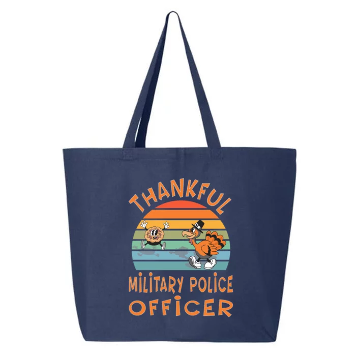 Military Police Officer Job Funny Thanksgiving Gift 25L Jumbo Tote