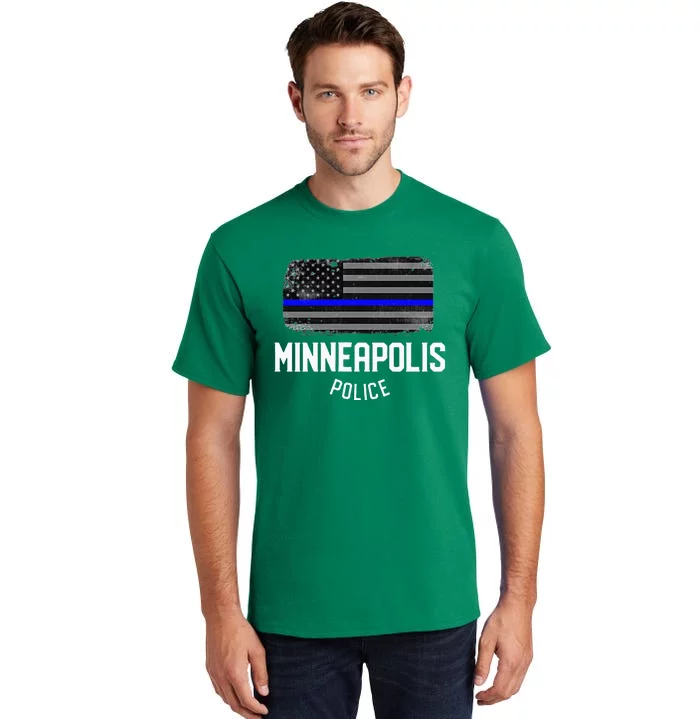 Minneapolis Police Officer Minnesota Policeman Duty Tall T-Shirt