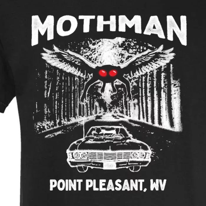 Mothman Point Pleasant WV Garment-Dyed Heavyweight T-Shirt