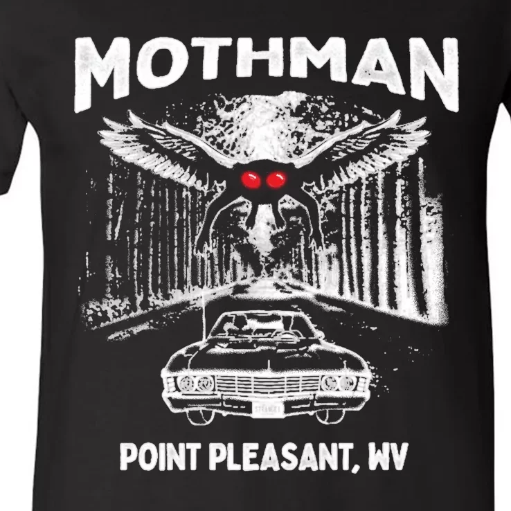 Mothman Point Pleasant WV V-Neck T-Shirt