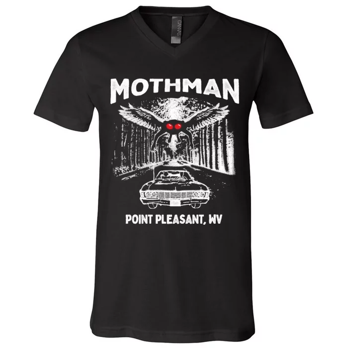 Mothman Point Pleasant WV V-Neck T-Shirt