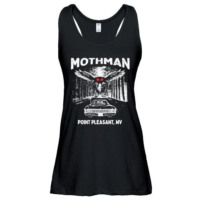 Mothman Point Pleasant WV Ladies Essential Flowy Tank