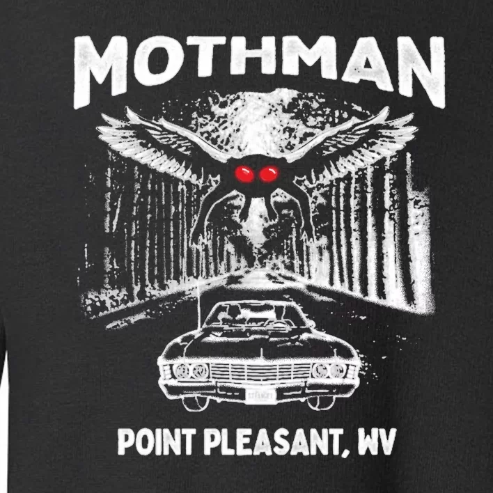 Mothman Point Pleasant WV Toddler Sweatshirt