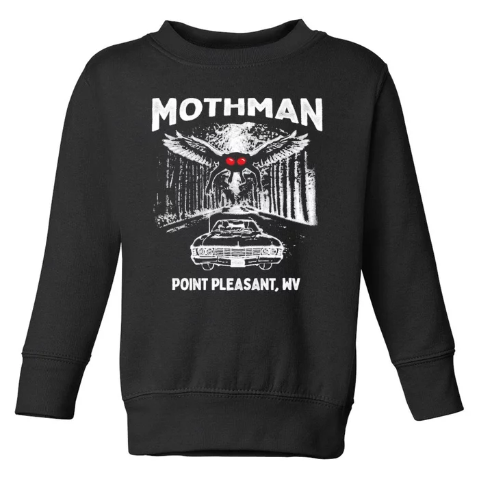 Mothman Point Pleasant WV Toddler Sweatshirt