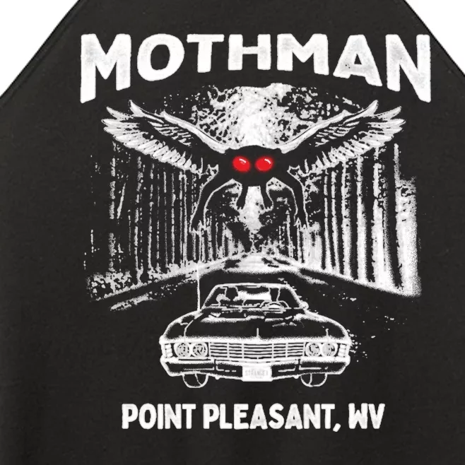 Mothman Point Pleasant WV Women’s Perfect Tri Rocker Tank