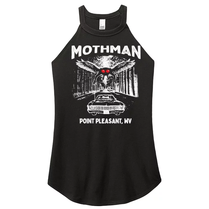 Mothman Point Pleasant WV Women’s Perfect Tri Rocker Tank