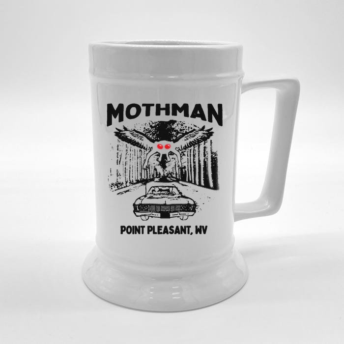 Mothman Point Pleasant WV Front & Back Beer Stein