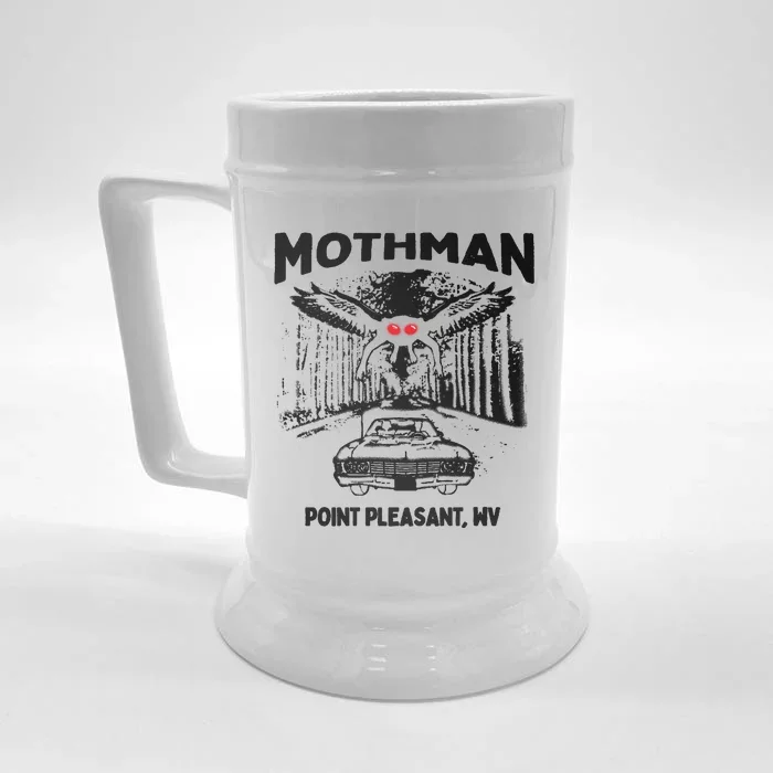 Mothman Point Pleasant WV Front & Back Beer Stein