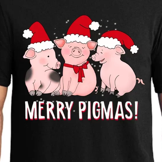 Merry Pigmas Pig Lover Christmas Pajama Set