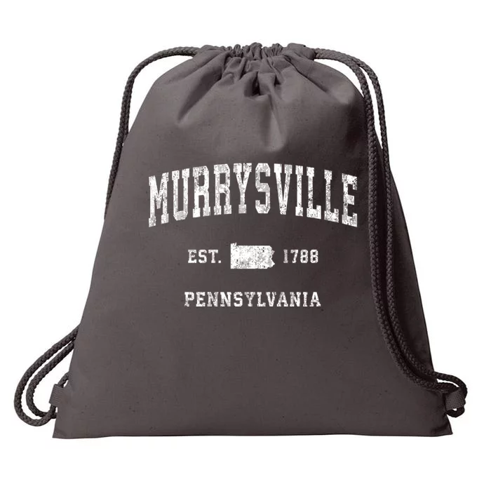 Murrysville Pennsylvania Pa Vintage Sports Drawstring Bag