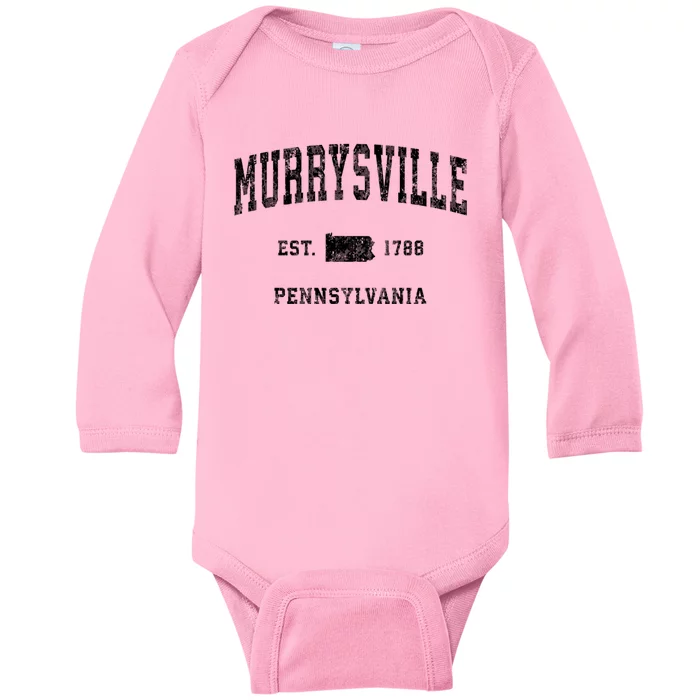 Murrysville Pennsylvania Pa Vintage Sports Baby Long Sleeve Bodysuit