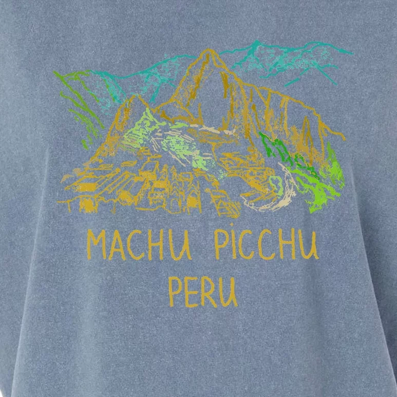 Machu Picchu Peru Garment-Dyed Women's Muscle Tee