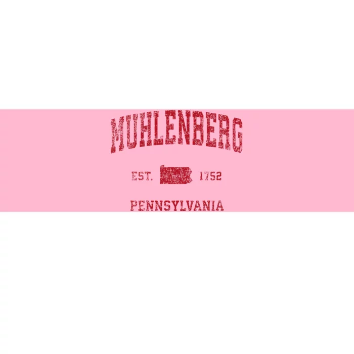 Muhlenberg Pennsylvania Pa Vintage Red Bumper Sticker