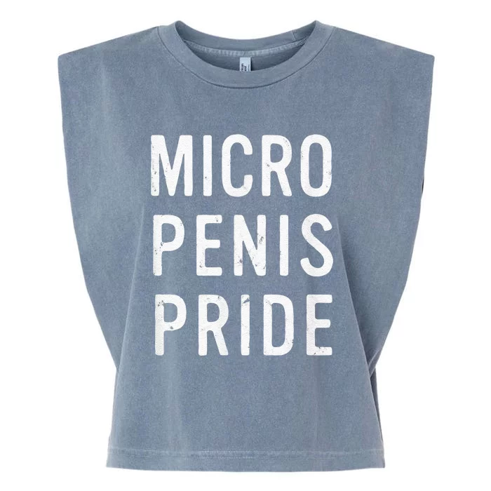 Micro Penis Pride Funny LGBT Pride Month Garment-Dyed Women's Muscle Tee