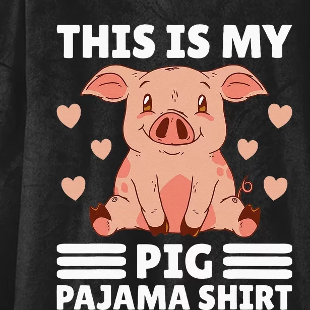 My Pig Pajama Women Pig Pjs Cute Pig Stuff Farmer Girl Hooded Wearable Blanket