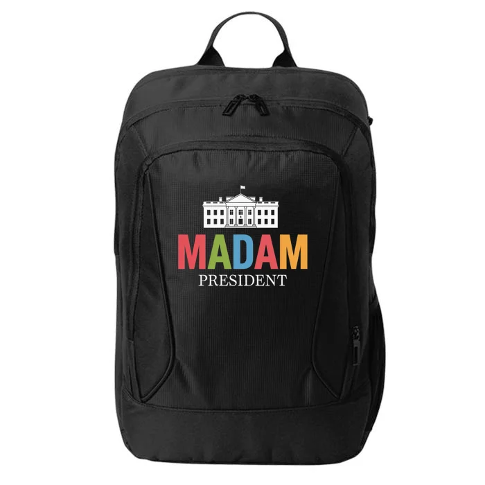 Madam President Politics Leadership White House Cute Gift City Backpack