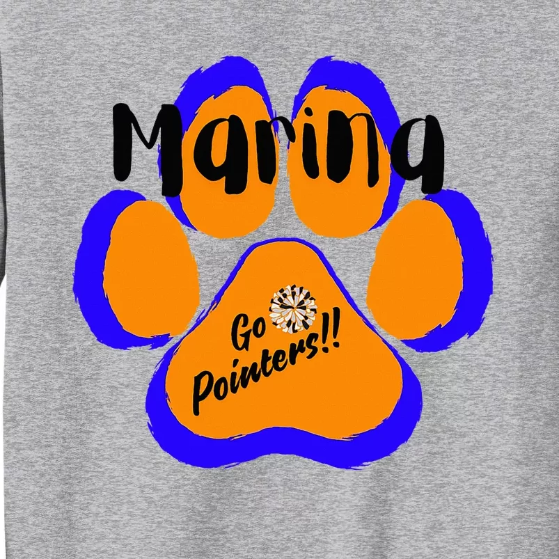 Marina Pointer Pride Spirit Day Tall Sweatshirt