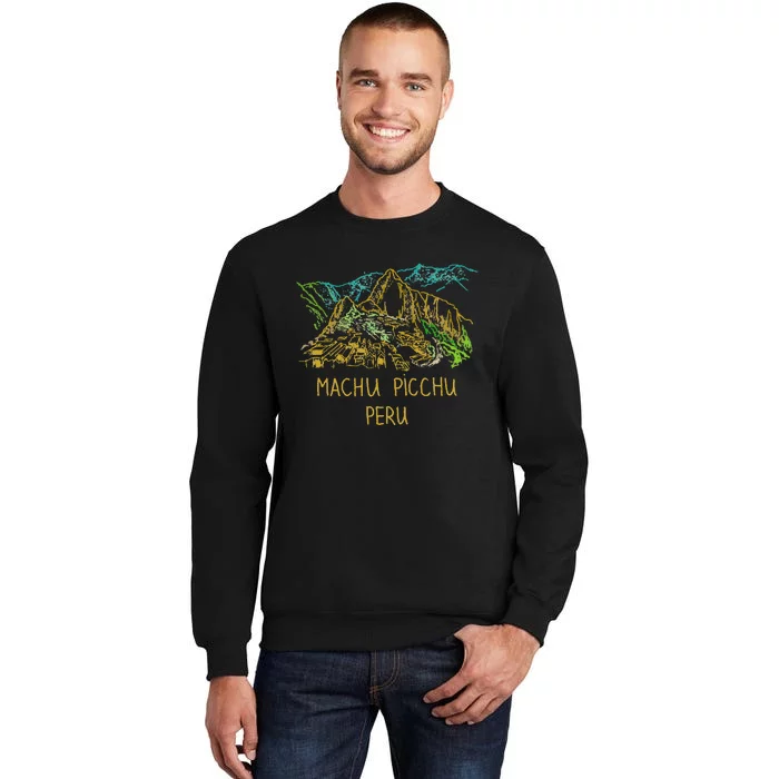 Machu Picchu Peru Tall Sweatshirt