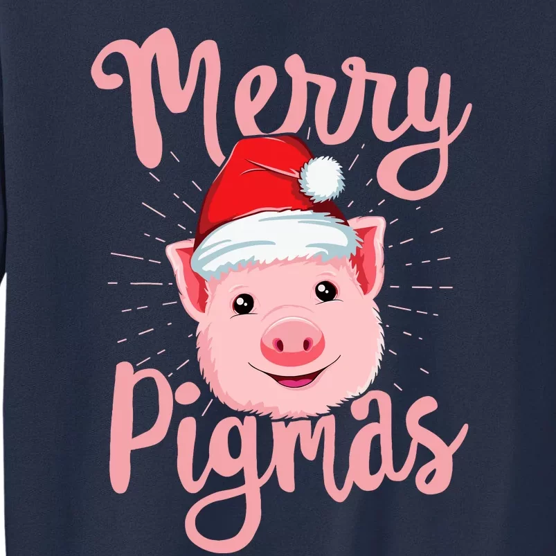 Merry Pigmas Pig Christmas Wo Farmers Love Gift Sweatshirt