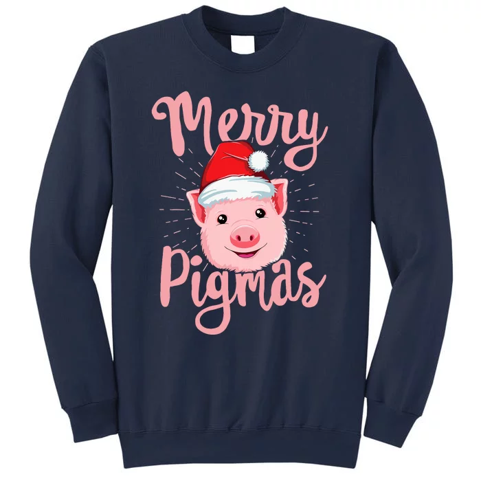 Merry Pigmas Pig Christmas Wo Farmers Love Gift Sweatshirt