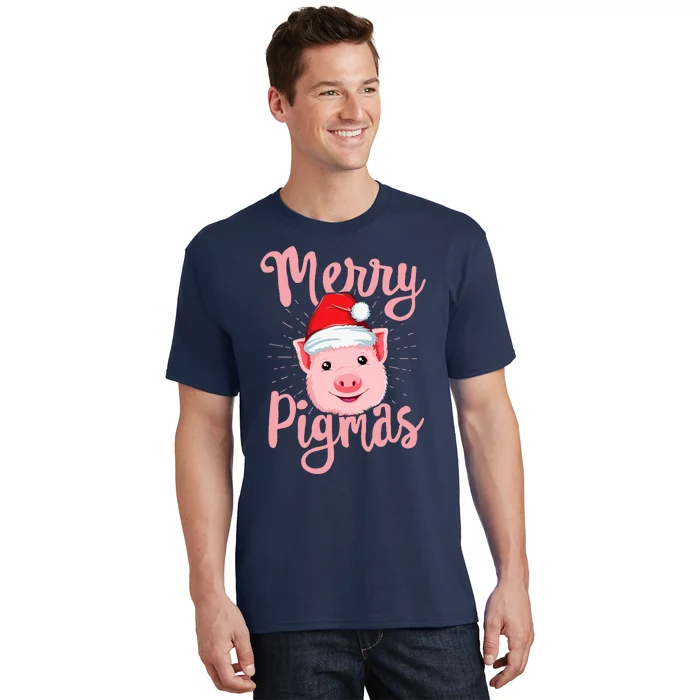 Merry Pigmas Pig Christmas Wo Farmers Love Gift T-Shirt