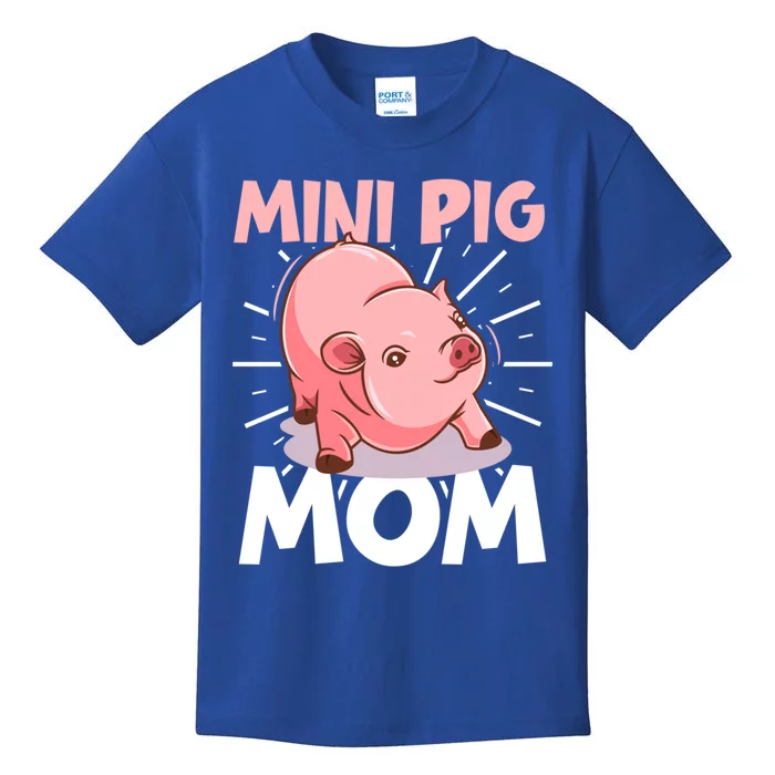 Mini Pig Piglet Swine Farm Animal Piggy Cute Pig Mom Gift Kids T-Shirt