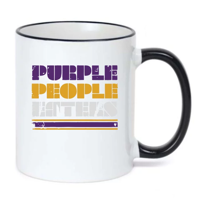 Minnesota Purple People Eaters Black Color Changing Mug