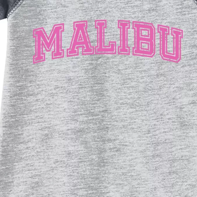 Malibu Pink Retro Infant Baby Jersey Bodysuit