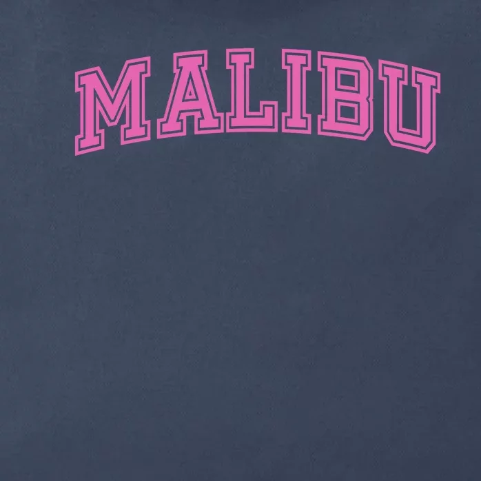 Malibu Pink Retro Zip Tote Bag