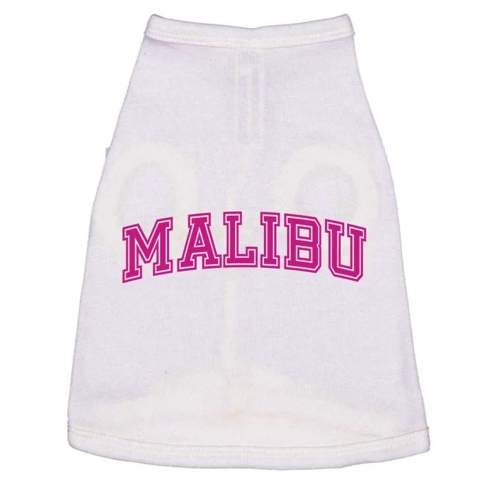 Malibu Pink Retro Doggie Tank