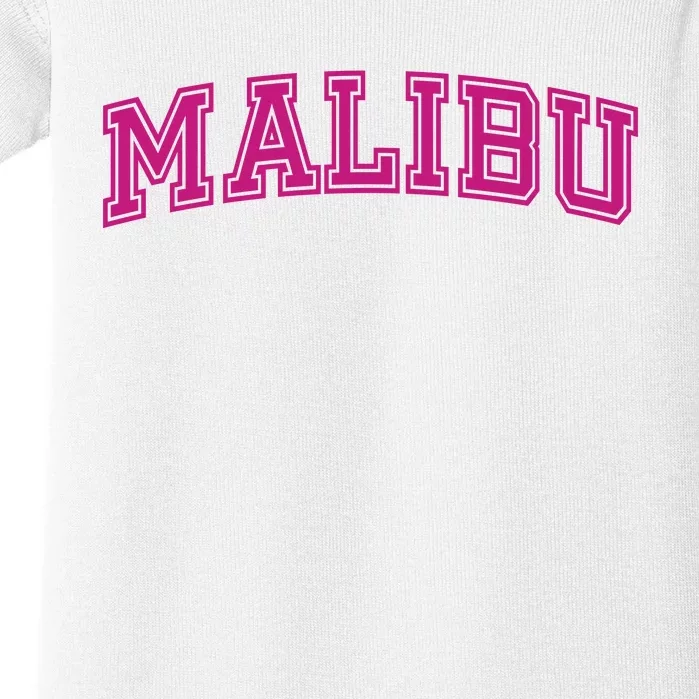 Malibu Pink Retro Baby Bodysuit