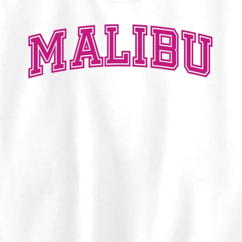 Malibu Pink Retro Kids Sweatshirt