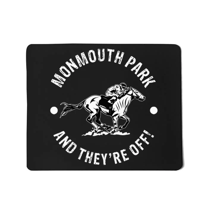 Monmouth Park Racetrack Horse Racing Fan Equestrian Nj Derby Mousepad