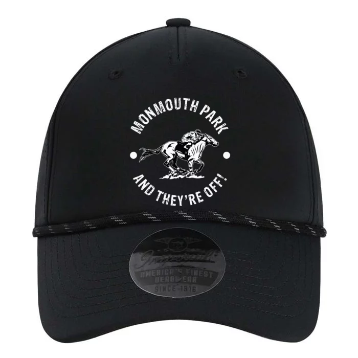 Monmouth Park Racetrack Horse Racing Fan Equestrian Nj Derby Performance The Dyno Cap