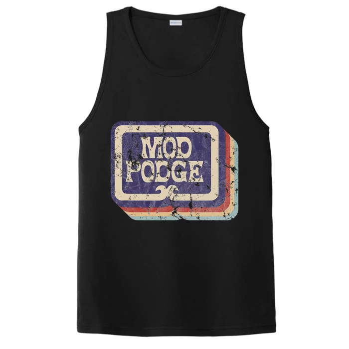 Mod Podge Retro Logo Performance Tank