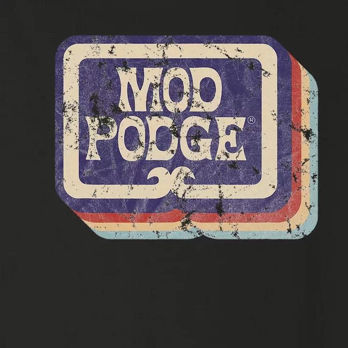 Mod Podge Retro Logo Toddler Long Sleeve Shirt