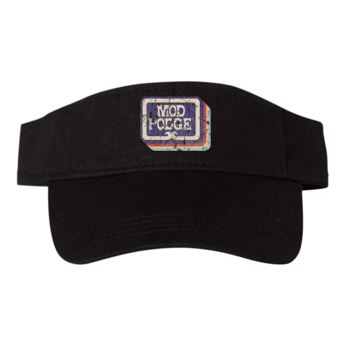 Mod Podge Retro Logo Valucap Bio-Washed Visor