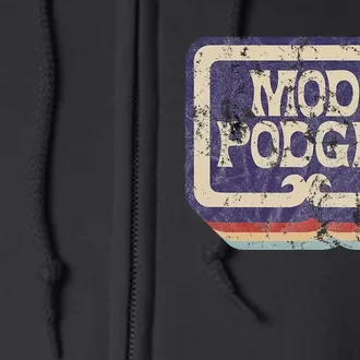 Mod Podge Retro Logo Full Zip Hoodie