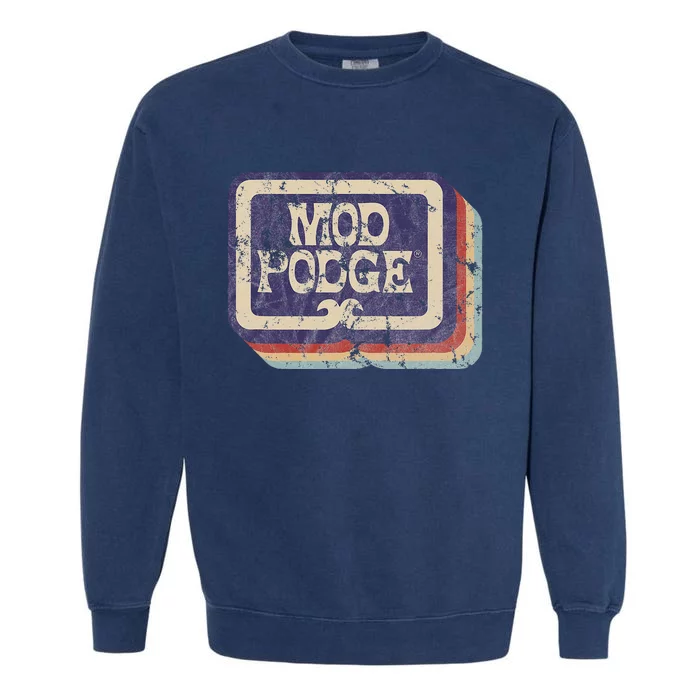 Mod Podge Retro Logo Garment-Dyed Sweatshirt