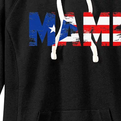 Mami Puerto Rico Flag Pride Mothers Day Puerto Rican Women's Fleece Hoodie