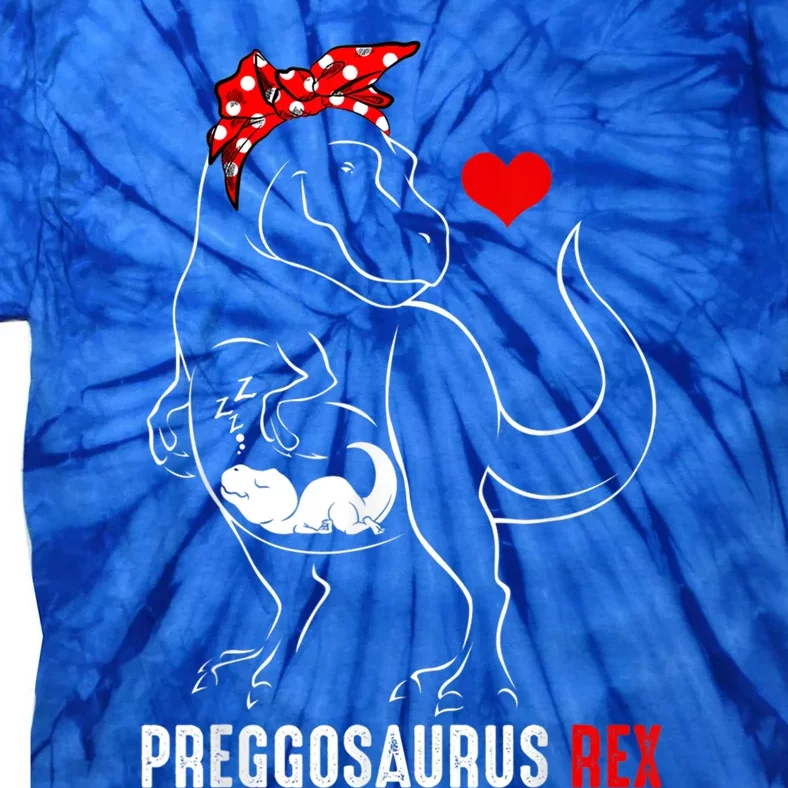 Mamasaurus Pregosaurus Rex Funny Pregnancy Have Gift Tie-Dye T-Shirt