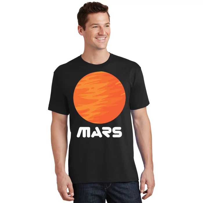 Mars Planet Red Planet Astronaut Space Lover T-Shirt