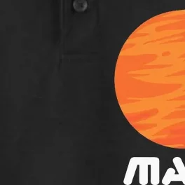 Mars Planet Red Planet Astronaut Space Lover Dry Zone Grid Performance Polo