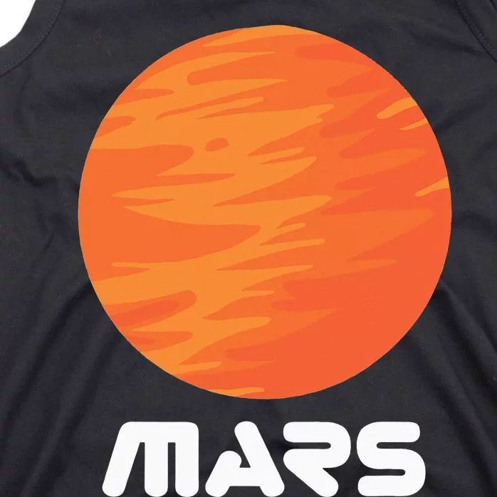 Mars Planet Red Planet Astronaut Space Lover Tank Top