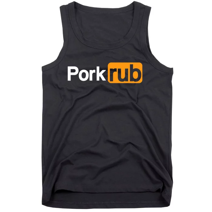 Mens Pork Rub TShirt | Funny BBQ Shirt | Barbecue TShirt Tank Top