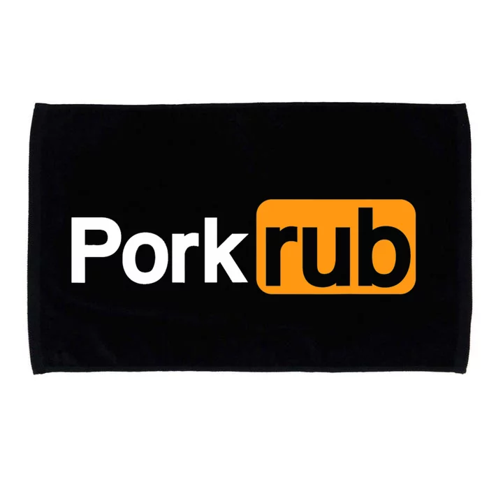 Mens Pork Rub TShirt | Funny BBQ Shirt | Barbecue TShirt Microfiber Hand Towel