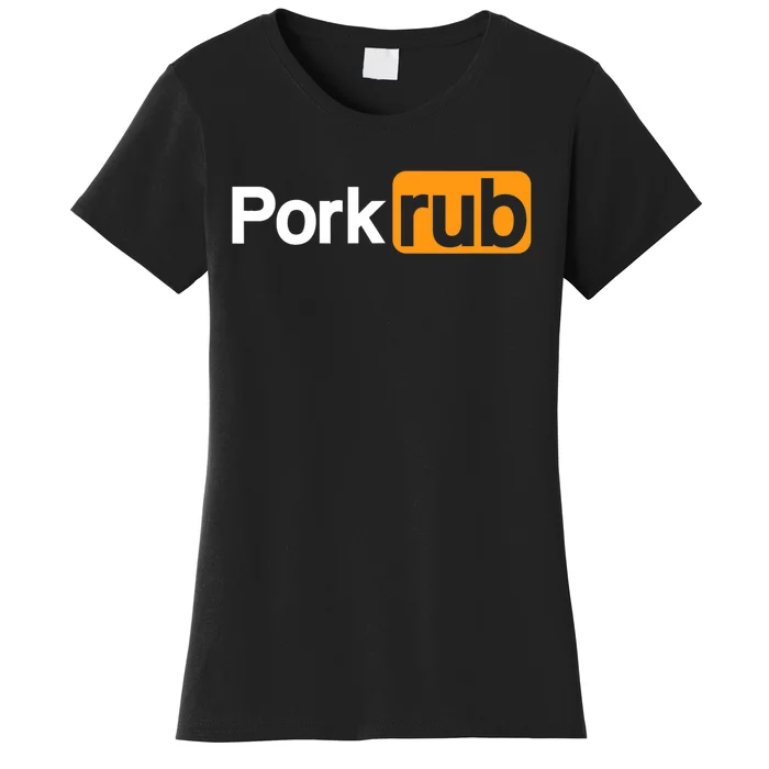 Mens Pork Rub TShirt | Funny BBQ Shirt | Barbecue TShirt Women's T-Shirt